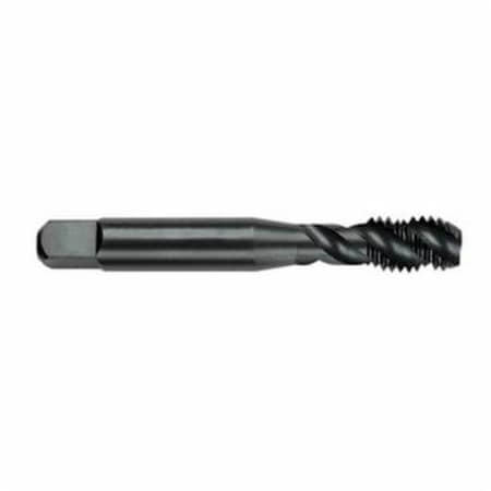 Spiral Flute Tap, Series 2102, Imperial, UNF, 1228, SemiBottoming Chamfer, 3 Flutes, HSS, Steam